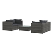 vidaXL 5 Piece Garden Lounge Set in Gray/Anthracite