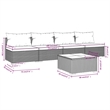vidaXL 5 Piece Garden Lounge Set in Gray
