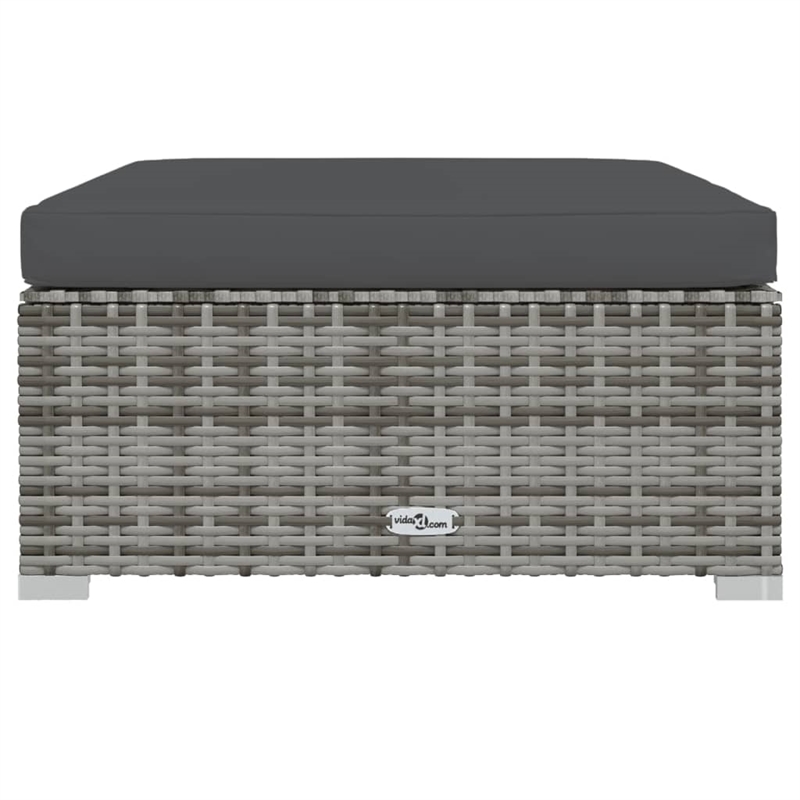vidaXL 7 Piece Garden Lounge Set in Gray