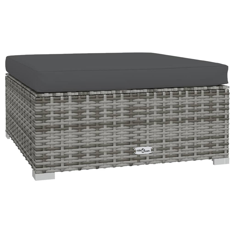 vidaXL Steel Garden Lounge Set in Gray/Anthracite