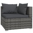 vidaXL 7 Piece Garden Lounge Set in Gray