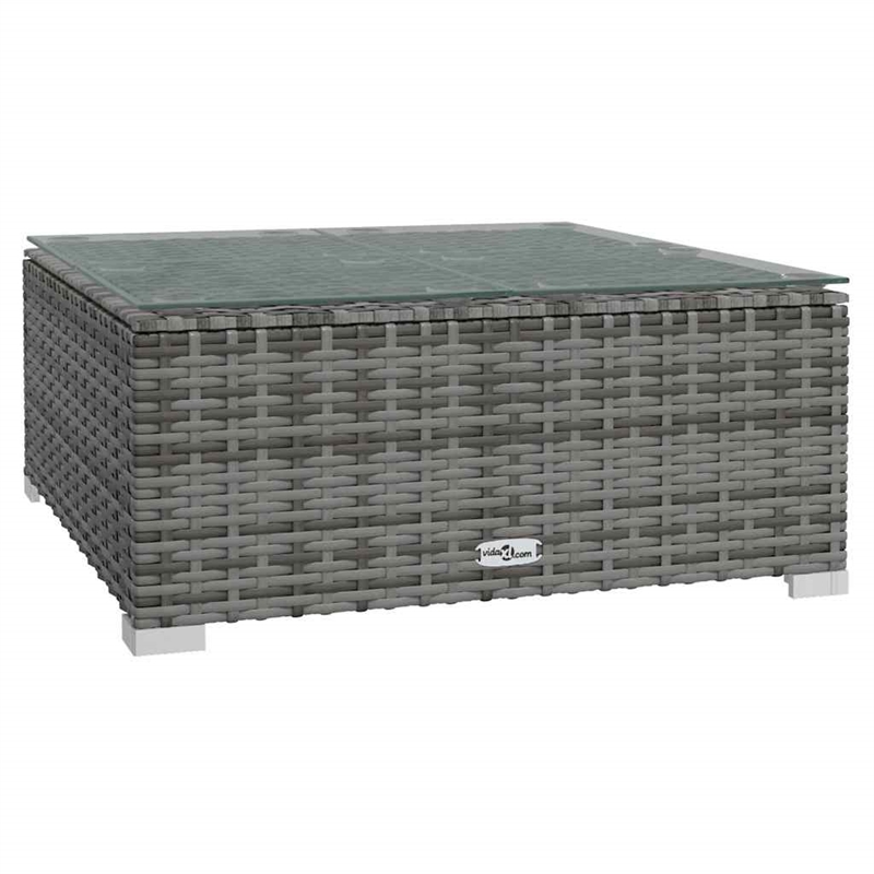 vidaXL 10 Piece Steel Garden Lounge Set in Gray