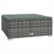 vidaXL 10 Piece Steel Garden Lounge Set in Gray