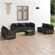 vidaXL 8 Piece Garden Lounge Set in Gray/Anthracite