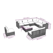 vidaXL Garden Lounge Set in Brown