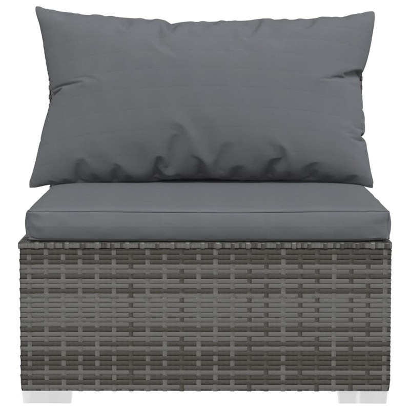 vidaXL 12 Piece Garden Lounge Set in Gray