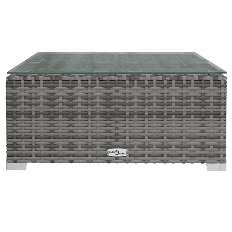 vidaXL 8 Piece Garden Lounge Set in Gray