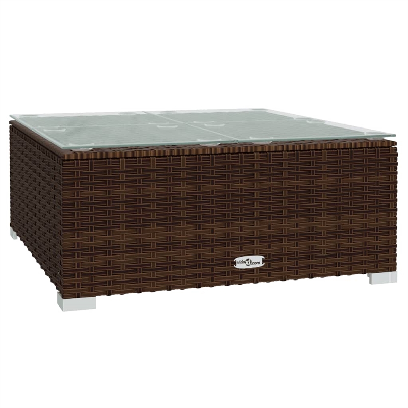 vidaXL 13 Piece Garden Lounge Set in Brown
