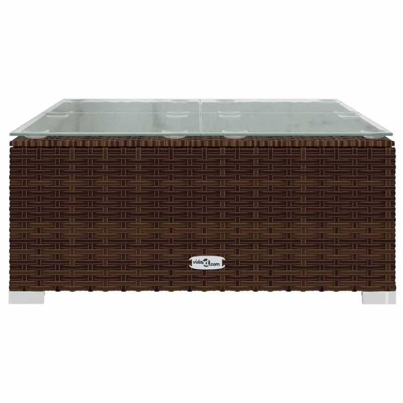 vidaXL 13 Piece Garden Lounge Set in Brown