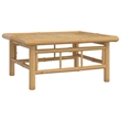 vidaXL Bamboo Large Garden Lounge Set in White/Cream