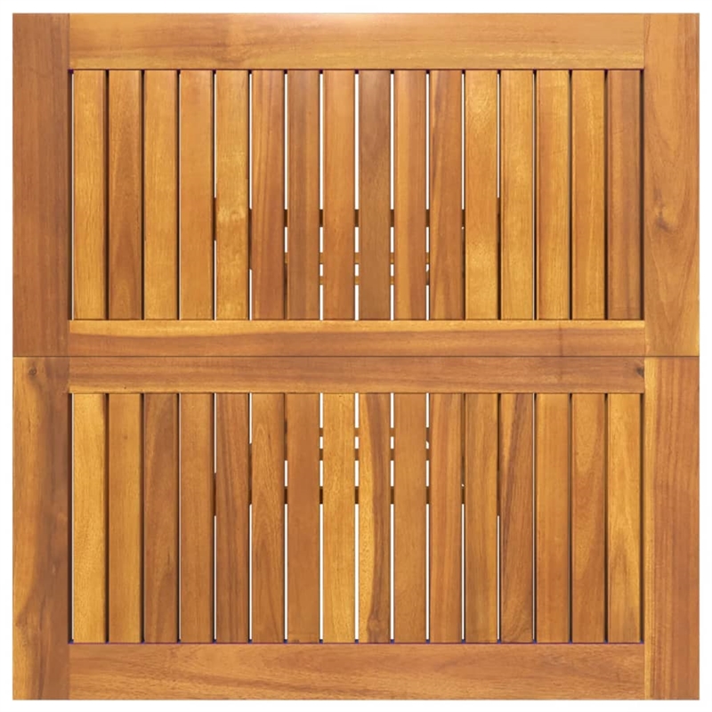 vidaXL Solid Acacia Wood Small Bar Set in Natural