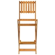 vidaXL Solid Acacia Wood Small Bar Set in Natural