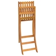 vidaXL Solid Acacia Wood Small Bar Set in Natural