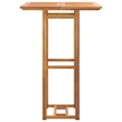 vidaXL Solid Acacia Wood Small Bar Set in Natural