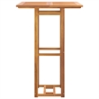 vidaXL 5 Piece Solid Acacia Wood Standard Bar Set in Natural