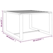 vidaXL Aluminum Garden Lounge Set in Anthracite