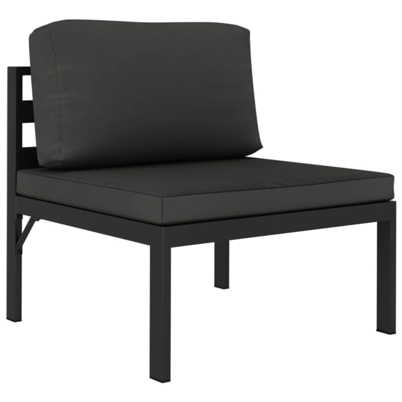 vidaXL 7 Piece Aluminum Garden Lounge Set
