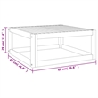 vidaXL Solid Acacia Wood Medium Garden Lounge Set