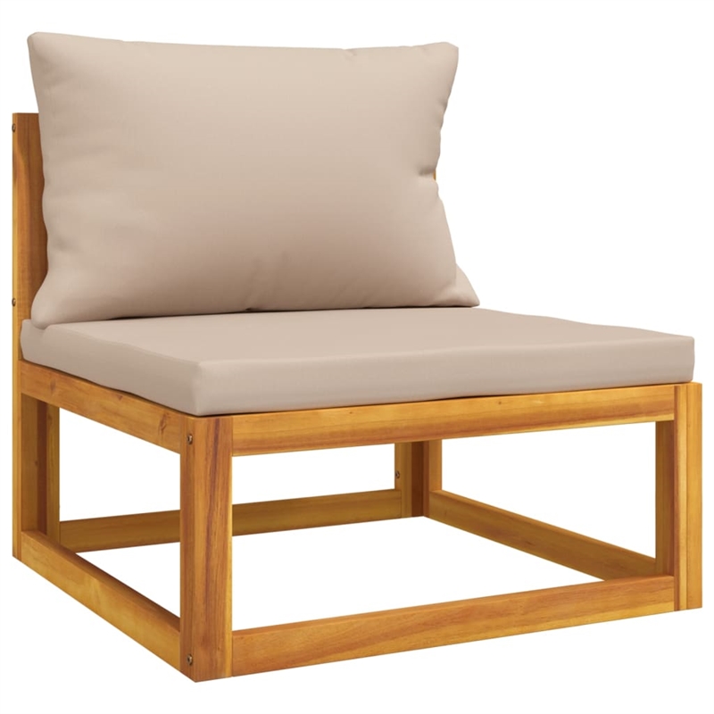vidaXL Solid Acacia Wood Medium Garden Lounge Set