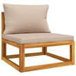 vidaXL Solid Acacia Wood Medium Garden Lounge Set