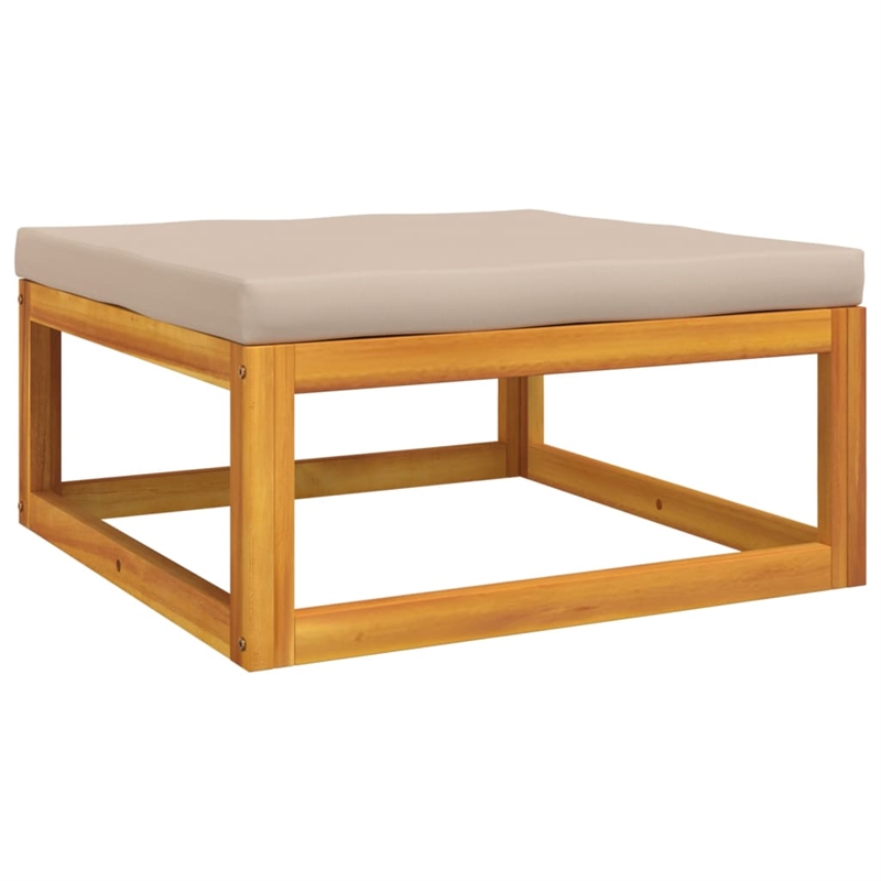 vidaXL Solid Acacia Wood Medium Garden Lounge Set