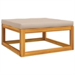 vidaXL Solid Acacia Wood Medium Garden Lounge Set