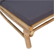 vidaXL Bamboo Garden Lounge Set in Gray/Natural
