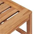 vidaXL 5 Piece Wood Dining Set in Natural
