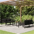 vidaXL 5 Piece Medium Lounge Set in Anthracite