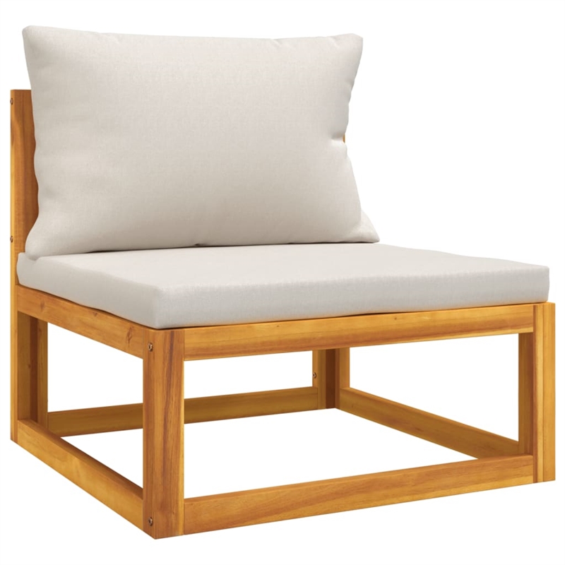 vidaXL 12 Piece Solid Acacia Wood Garden Lounge Set