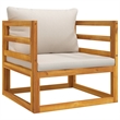vidaXL 12 Piece Solid Acacia Wood Garden Lounge Set
