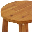 vidaXL 5 Piece Solid Acacia Wood Standard Bar Set in Natural