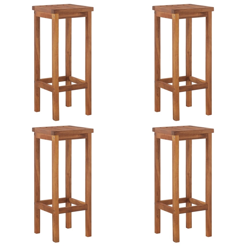 vidaXL 5 Piece Solid Acacia Wood Medium Bar Set