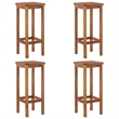 vidaXL 5 Piece Solid Acacia Wood Medium Bar Set