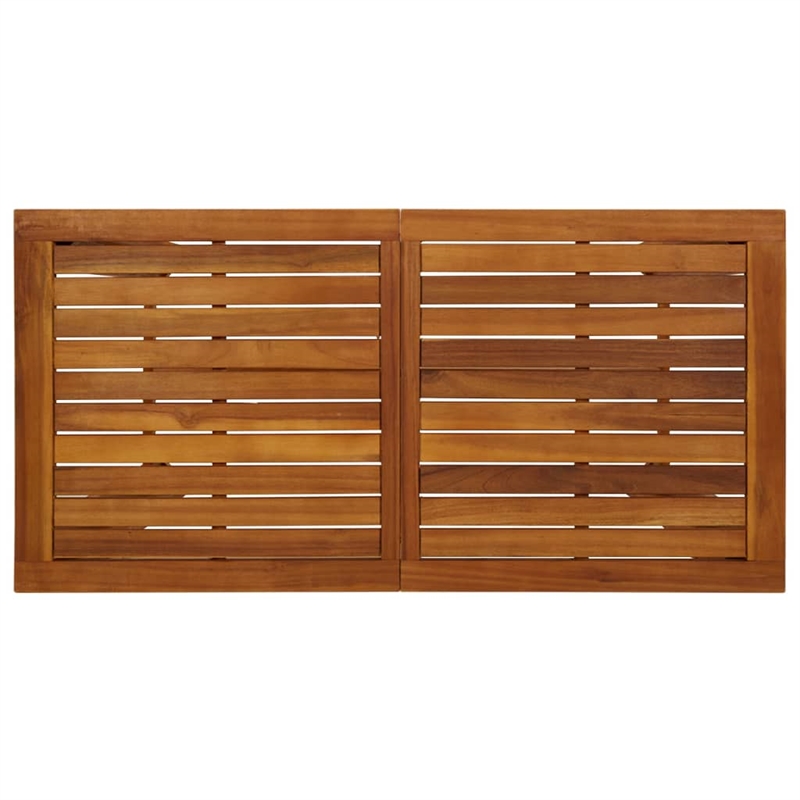 vidaXL 5 Piece Solid Acacia Wood Bar Set in Natural