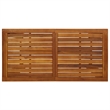 vidaXL 5 Piece Solid Acacia Wood Bar Set in Natural