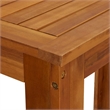 vidaXL 5 Piece Solid Acacia Wood Bar Set in Natural