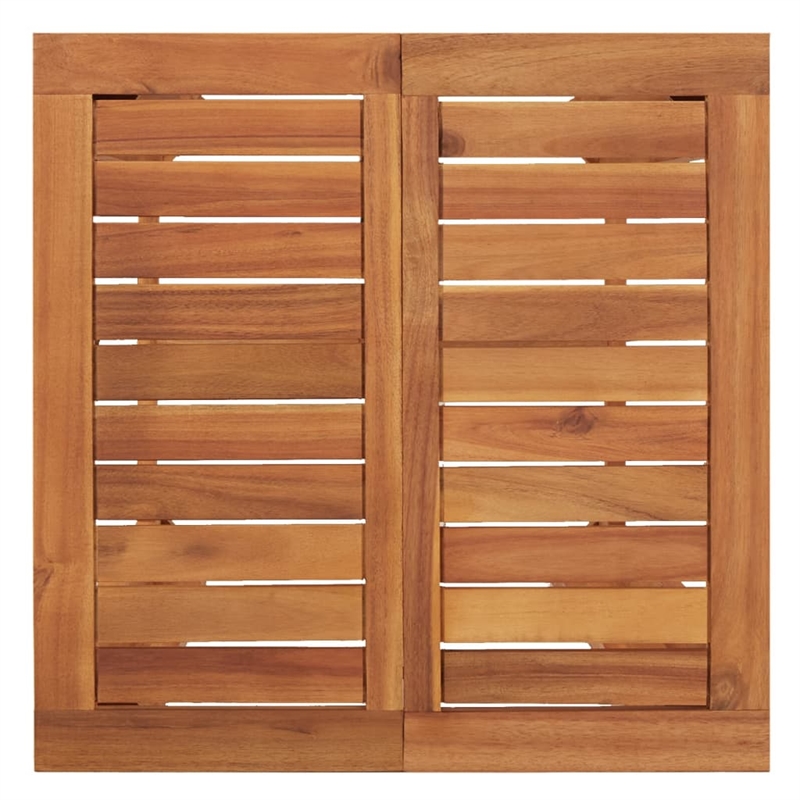 vidaXL Solid Acacia Wood Small Bar Set in Natural