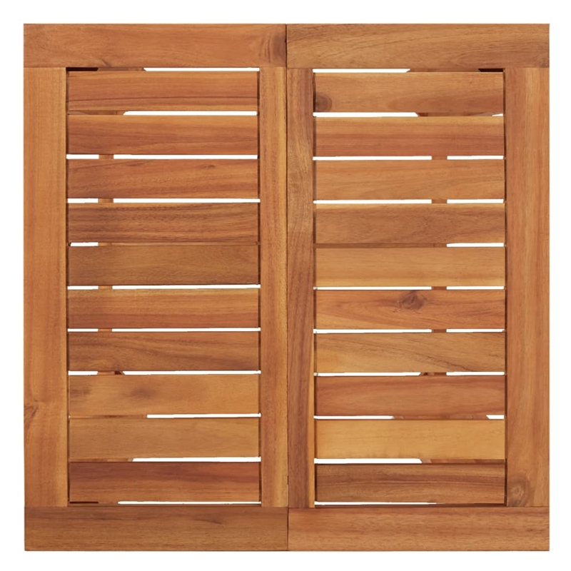 vidaXL 5 Piece Solid Acacia Wood Medium Bar Set in Natural