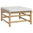 vidaXL 6 Piece Bamboo Garden Lounge Set in Gray
