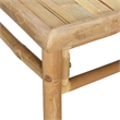 vidaXL Bamboo Small Garden Lounge Set in Gray