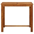 vidaXL 7 Piece Solid Acacia Wood Bar Set