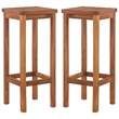 vidaXL Solid Acacia Wood Standard Bar Set in Brown