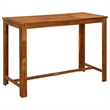 vidaXL 9 Piece Solid Acacia Wood Bar Set in Natural