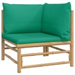 vidaXL Bamboo Garden Lounge Set in Green
