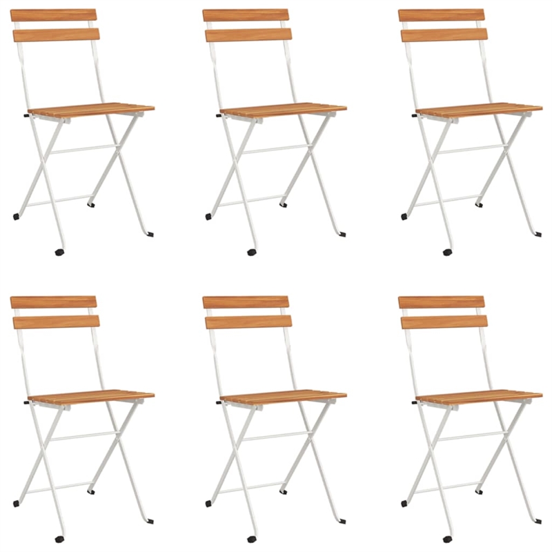 vidaXL Solid Acacia Wood Bistro Set in Natural