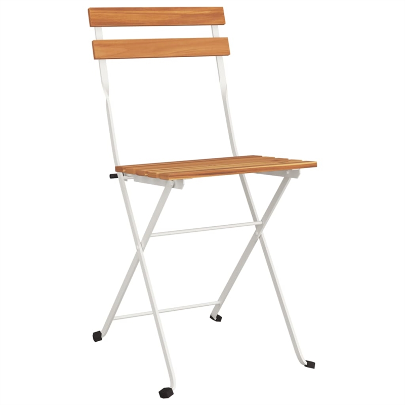 vidaXL Solid Acacia Wood Bistro Set in Natural