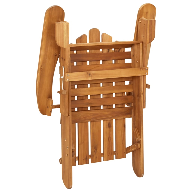 vidaXL Solid Acacia Wood Standard Garden Lounge Set in Natural
