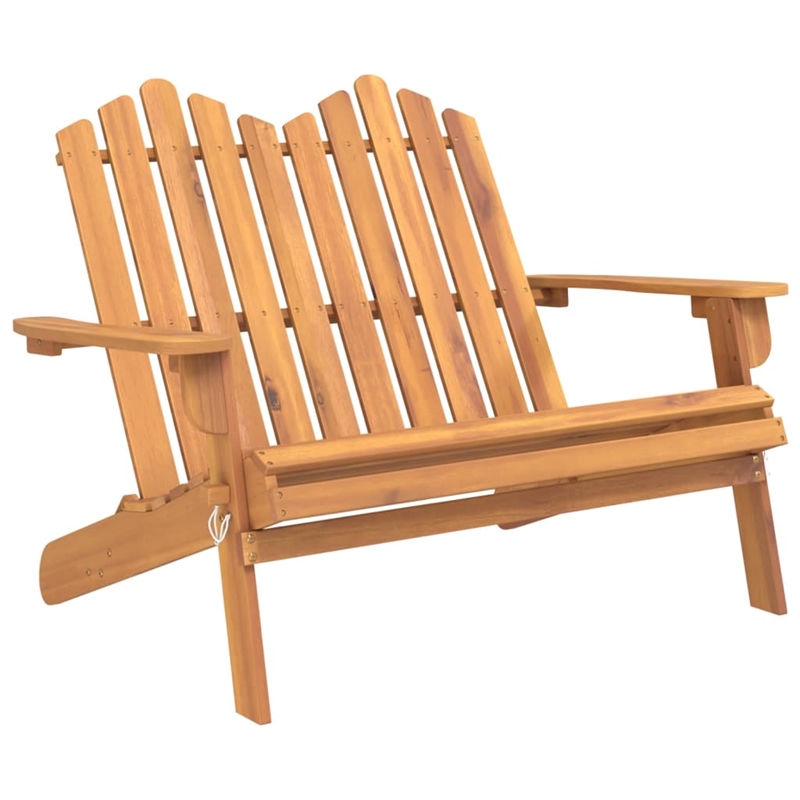 vidaXL 5 Piece Solid Acacia Wood Medium Garden Lounge Set in Natural