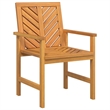 vidaXL Solid Acacia Wood Garden Lounge Set in Brown
